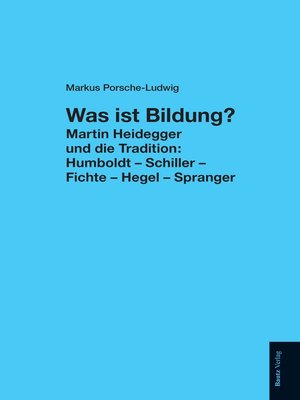 cover image of Was ist Bildung?